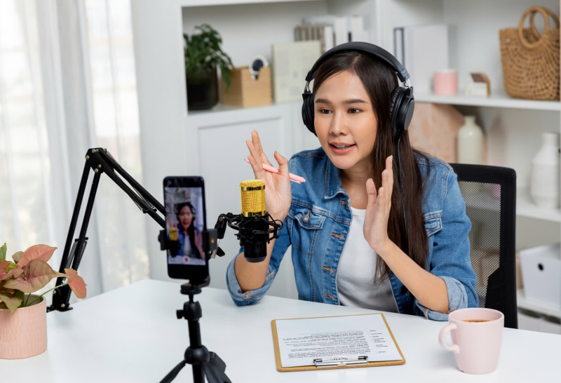 Nhờ vào những video chất lượng của các nhà sáng tạo nội dung số, việc học ngôn ngữ đã trở nên dễ tiếp cận hơn với người xem. (Ảnh: Freepik)