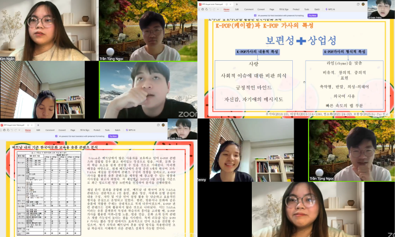 Trong buổi talkshow, các bạn sinh viên rất nhiệt tình, hăng hái đặt những câu hỏi thắc mắc cho diễn giả Lê Doãn Thống. (Ảnh: Lê Doãn Thống)