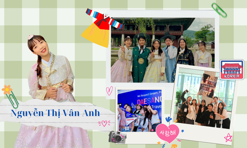 Với dự án làm phim E.T.F.F (Eat & Travel Film Festival), bạn Nguyễn Thị Vân Anh đã có những ấn tượng khó phai đối với các người bạn Hàn Quốc. (Ảnh: Nguyễn Thị Vân Anh, Biên tập: Hoàng Xuân Tùng) 