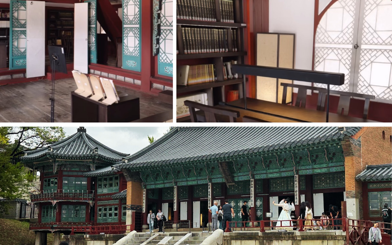 Wer den Weg auf sich nimmt, kann in der königlichen Bibliothek mehr über die Literatur Koreas erfahren