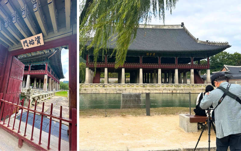 Der Gyeonghoeru-Pavillon ist ein beliebtes Fotomotiv – auch ohne Tour bleibt der Anblick unvergesslich