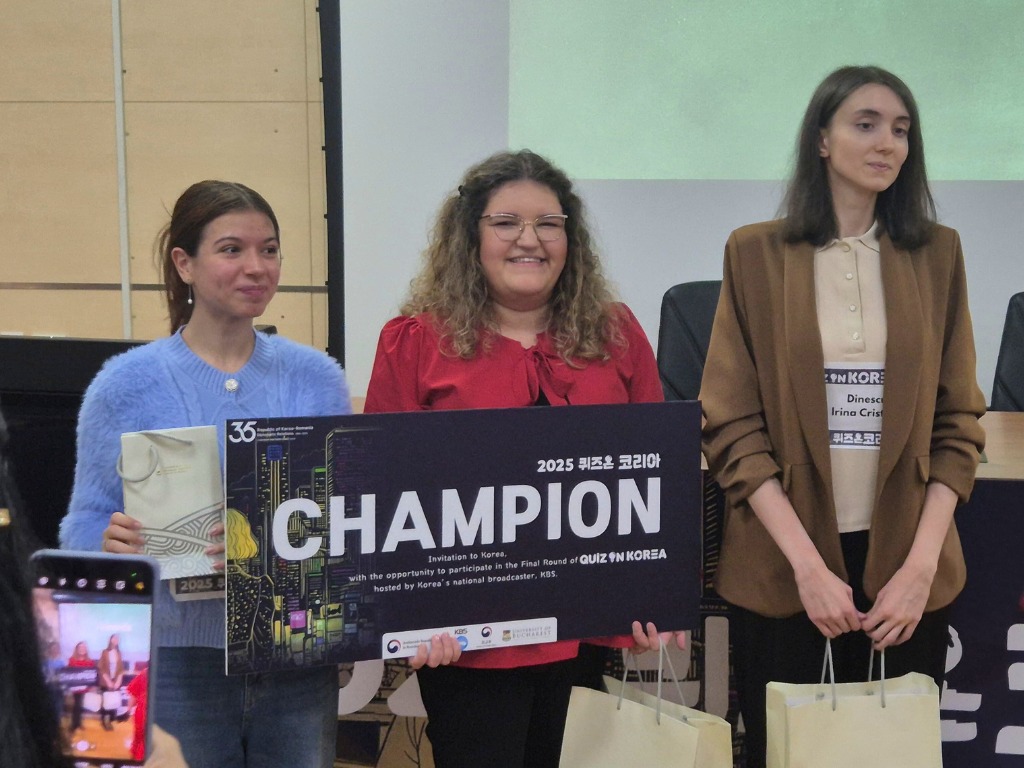 Félicitations à nos trois lauréates ! De vraies passionnées de la Corée. © Andra Michaela Pena