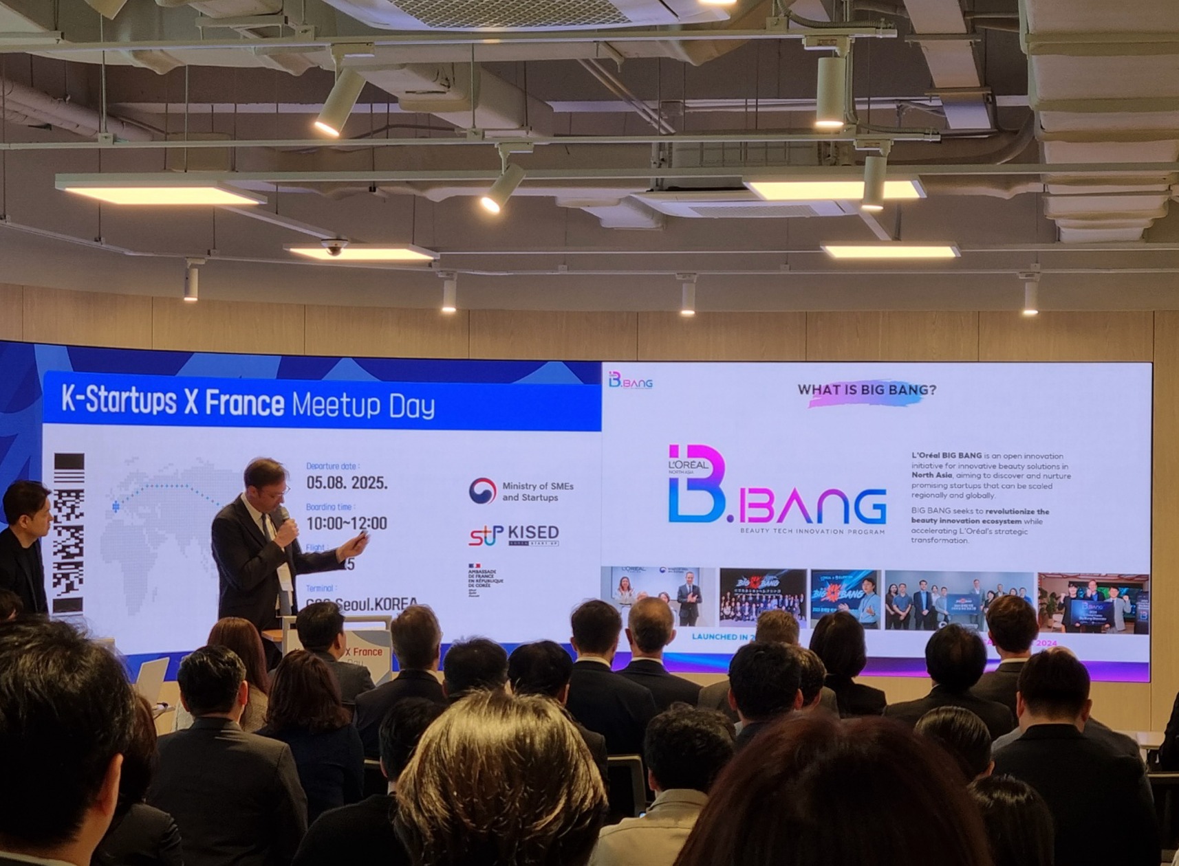 Présentation du projet Big Bang par L'Oréal. © Caroline Bra