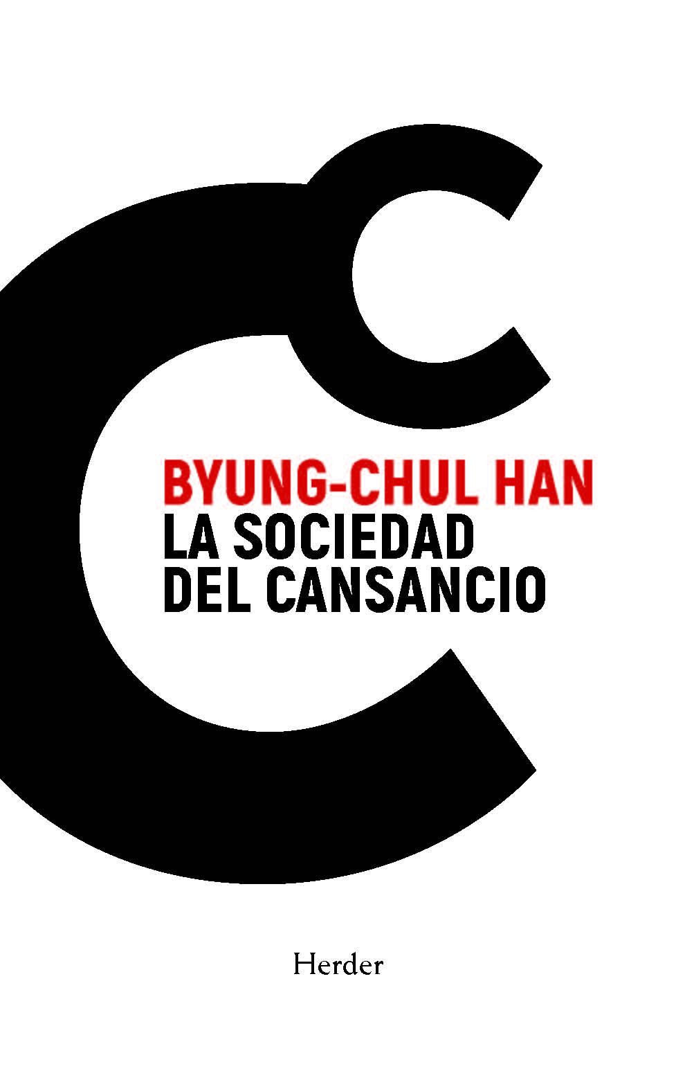 Portada del libro ‘La sociedad del cansancio’ | Herder Editorial