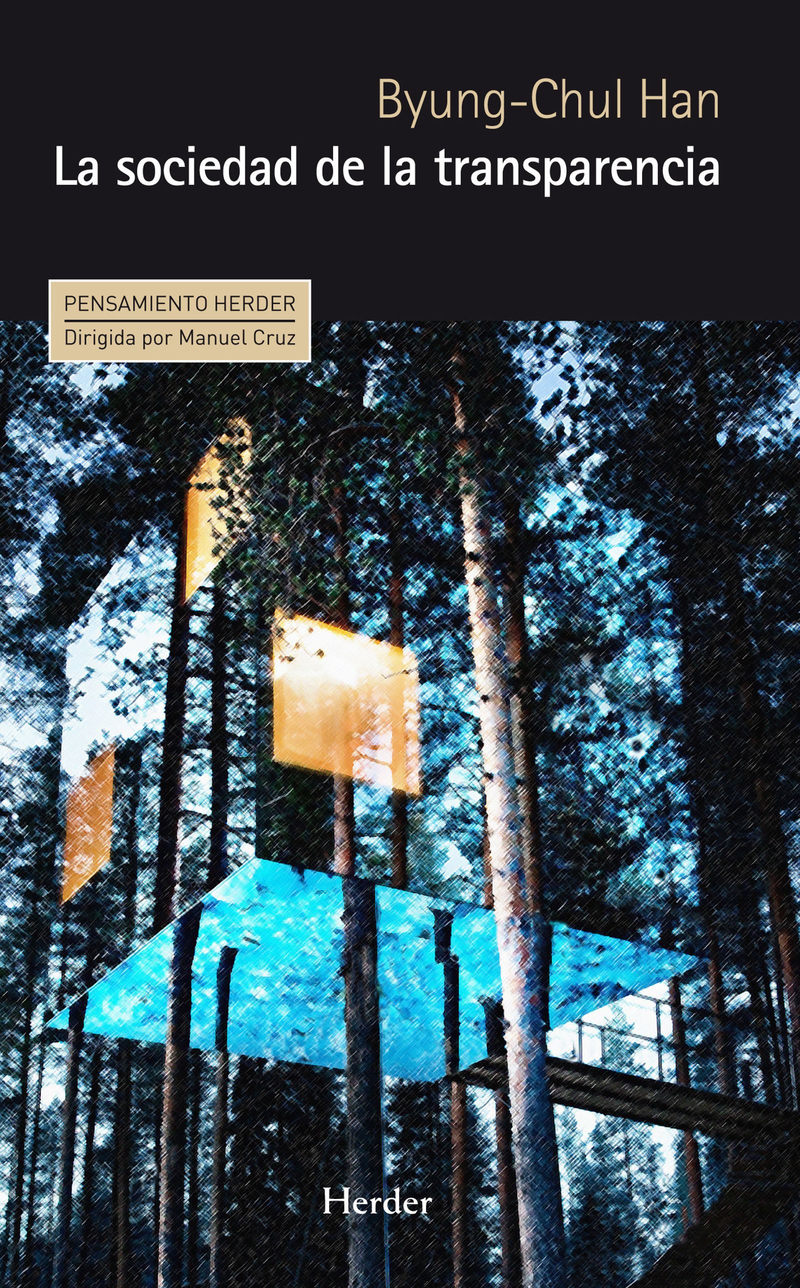 Portada del libro ‘La sociedad de la transparencia’ | Herder Editorial