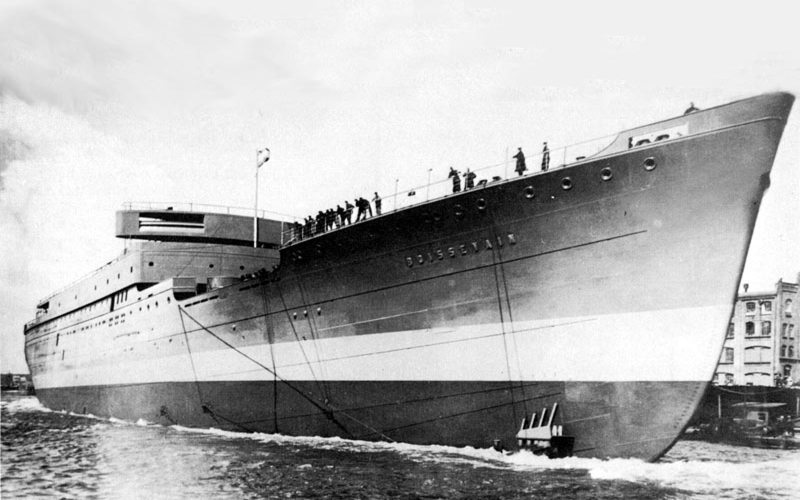 El Boissevain navegando por primera vez. | Colección privada de Reuben Goossens (ssMaritime).
