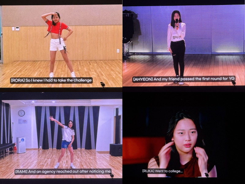 Một đoạn video ngắn ghi lại hành trình tập luyện đầy nỗ lực của BABYMONSTER trước khi chính thức debut đã được trình chiếu, khiến phóng viên danh dự Korea.net và nhiều khán giả không khỏi xúc động. (Ảnh: Hoàng Xuân Tùng)