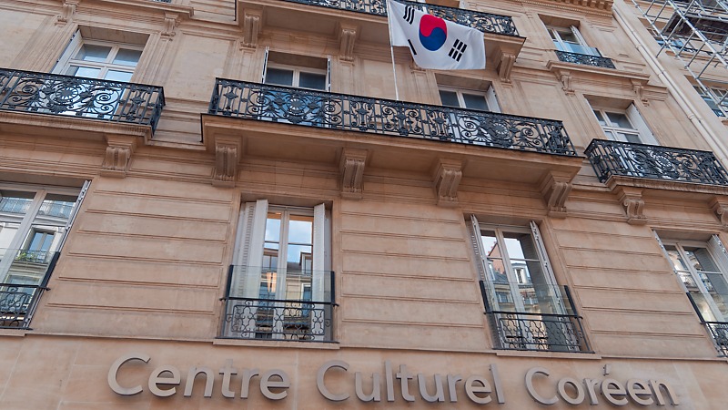 Le centre culturel coréen de Paris, 20 rue la Boétie. © Vanessa Marie Pisano