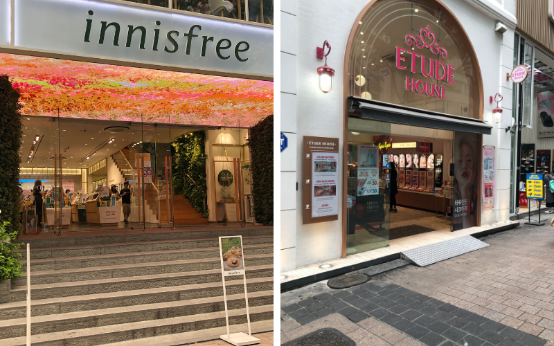 Neben dem bekannten Olive Young gibt es zahlreiche Kosmetikläden, Drogeriemärkte und Hautpflege-Studios in Korea © Manuel Guthmann