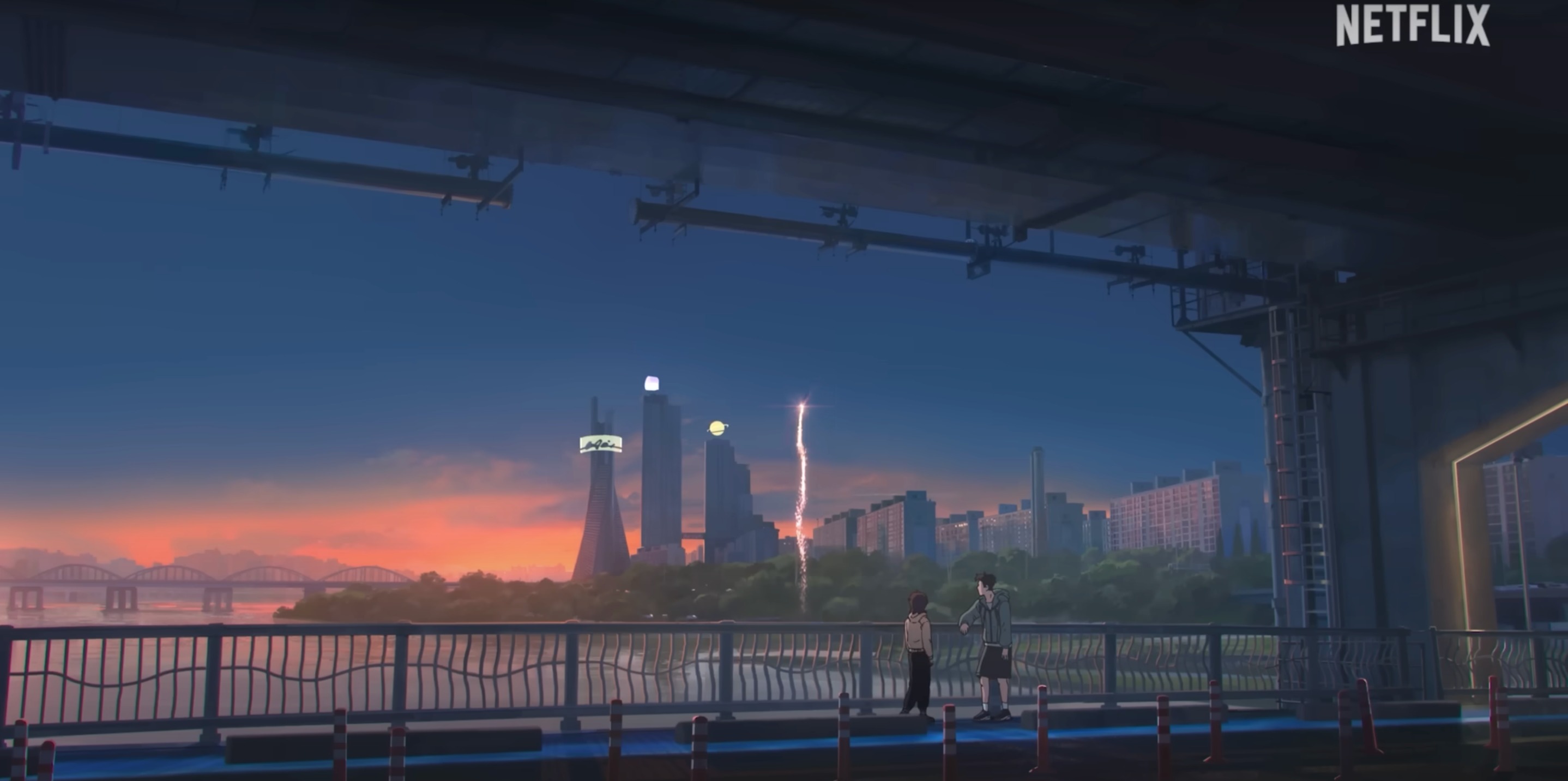 Une scène de « Lost in Starlight ». © Netflix