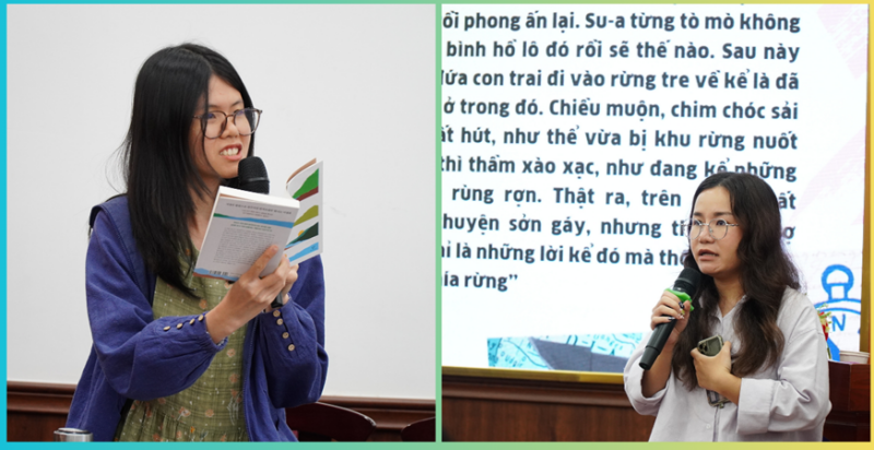 Khán giả được giao lưu trực tiếp cùng nhà văn Jeon Seong-tae, cơ hội để tìm hiểu sâu hơn về tác phẩm cũng như các thông điệp mà tác giả muốn truyền tải đến độc giả. (Ảnh: Phan Thị Thu Đào)