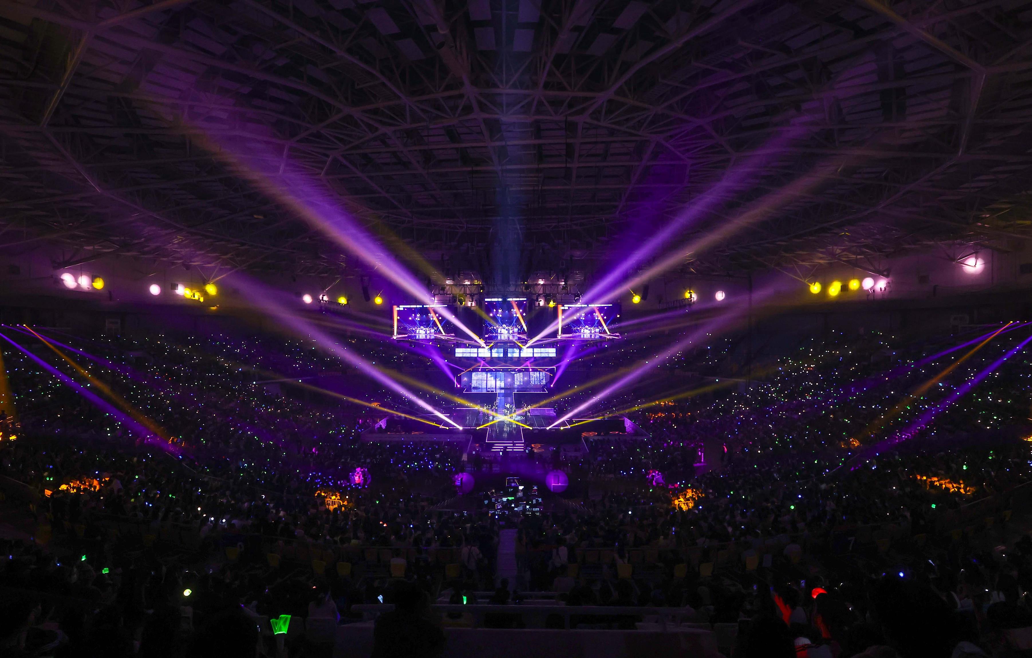 Vista panorámica del concierto de K-pop MyK LIVE STAGE en el KSPO Dome, durante el MyK FESTA 2025. | Ministerio de Cultura, Deportes y Turismo