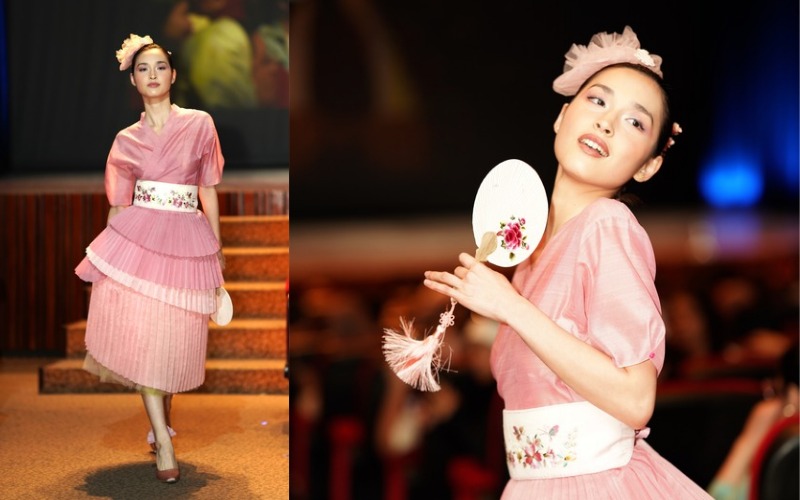 La collection Printemps/Été 2025 au défilé de mode pour démontrer la modernisation du Hanbok. © Noble Wife