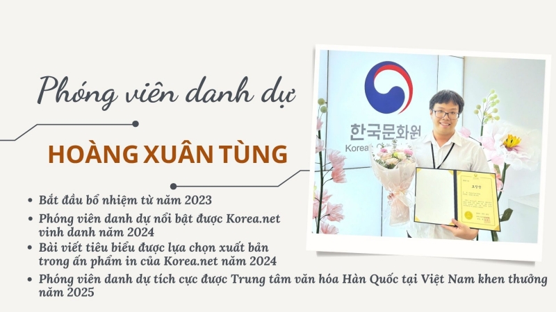 Đôi nét về phóng viên danh dự Hoàng Xuân Tùng. (Ảnh, Biên tập: Nguyễn Phương Anh)