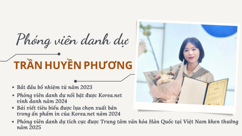 Vài nét về phóng viên danh dự Trần Huyền Phương. (Ảnh, Biên tập: Nguyễn Phương Anh)
