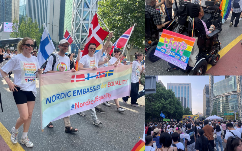 El desfile del 14 de junio reúne a comunidades diversas, incluidas personas con discapacidad y representantes de todo el mundo.