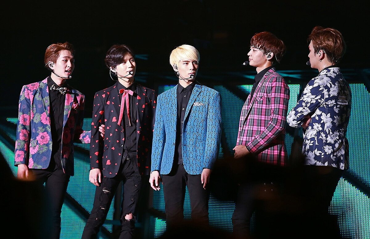 SHINee lors du SHINee World II à Taiwan. © Wikimedia Commons