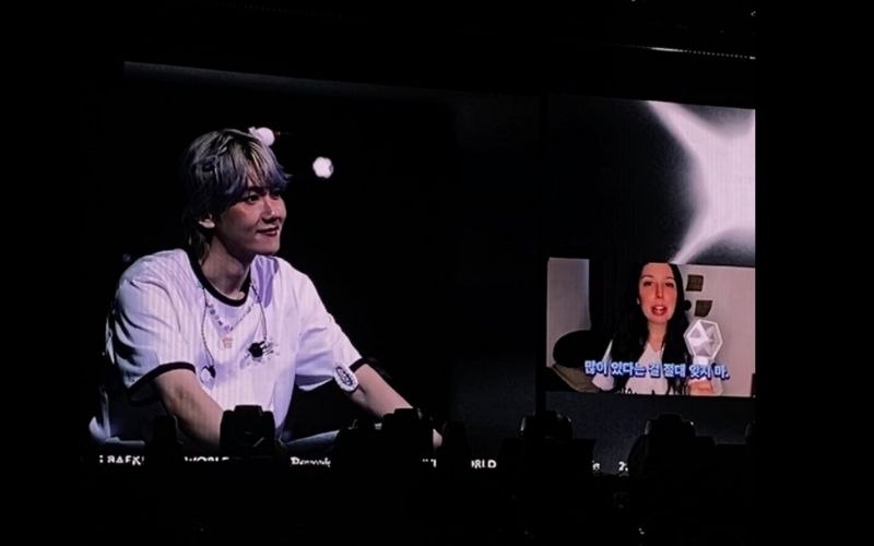 Alexia Hurtado en el Fan Video junto a Baekhyun de EXO | Alexia Hurtado
