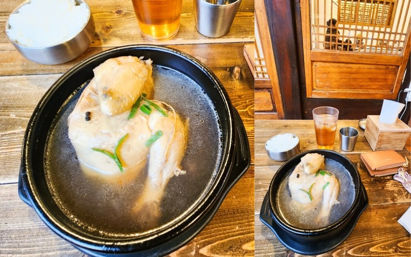 Un bol de samgyetang booste le système immunitaire et rééquilibre la chaleur corporelle grâce aux vertus du ginseng. © Imane Bouhnika