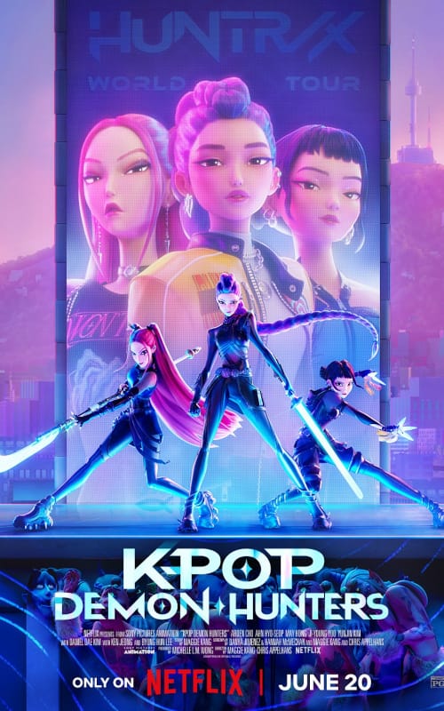Póster oficial de 'Las guerreras K-pop' | Netflix