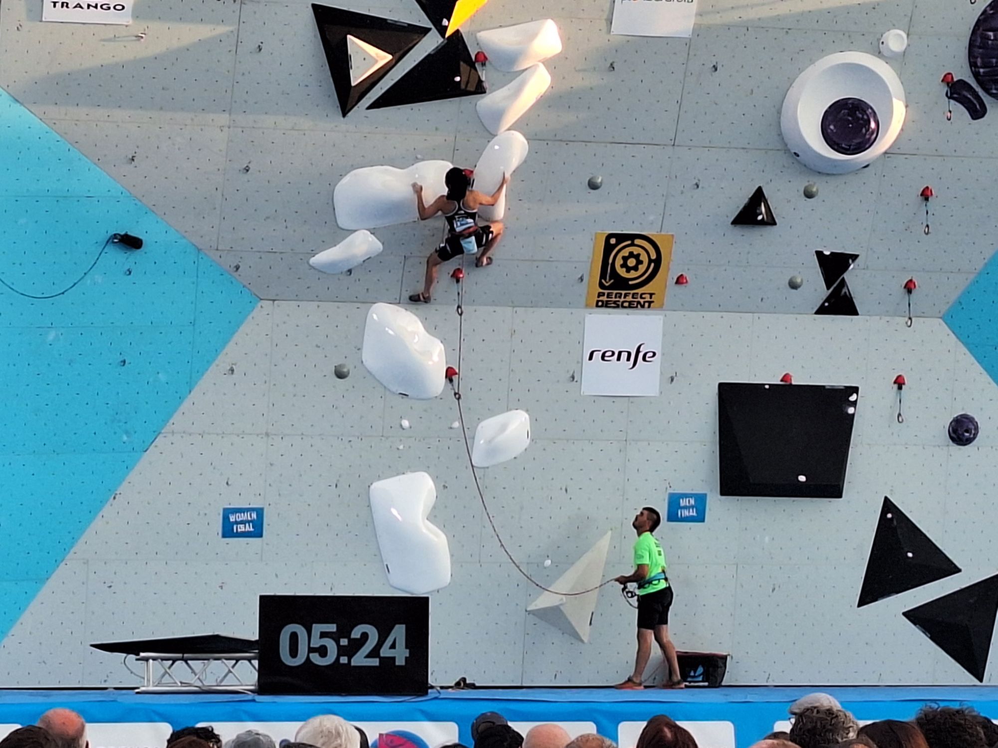 Seo Chae-Hyun en la final de la IFSC Climbing World Cup Comunidad de Madrid 2025
