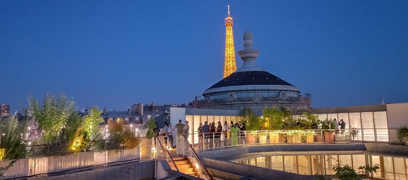 Le Han Rooftop, côté nuit. © Musée Guimet