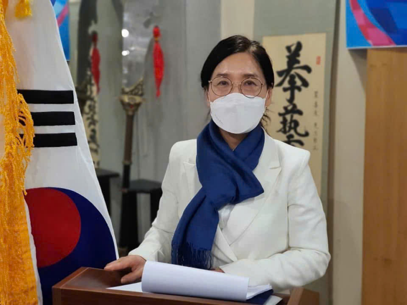 Cô Lee Hyun Ki xúc động chia sẻ về những kỷ niệm đáng nhớ gắn liền với Ngày Giải phóng Hàn Quốc. (Ảnh: Lee Hyun Ki)