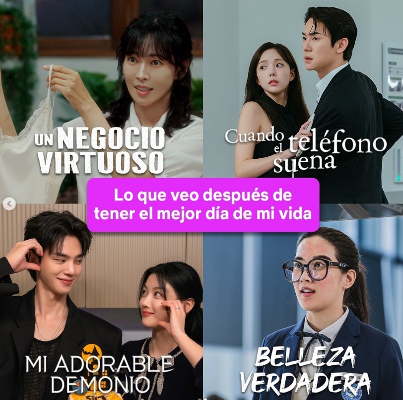 Collage de unos dramas coreanos en la plataforma Netflix Latam. | Cuenta oficial de Netflix Latinoamérica en Instagram
