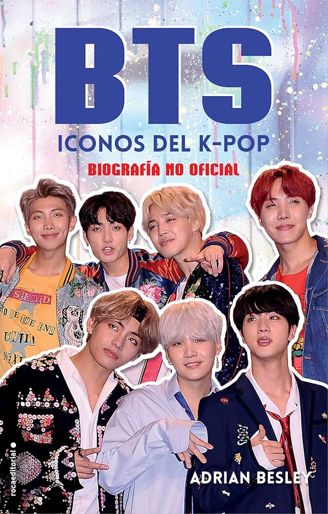 Portada del libro 'BTS Iconos del K-pop' | Editorial Roca Juvenil